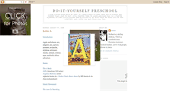 Desktop Screenshot of doityourselfpreschool.blogspot.com