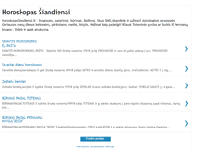 Tablet Screenshot of horoskopas-siandienai.blogspot.com
