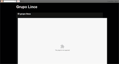 Desktop Screenshot of elgrupolince.blogspot.com