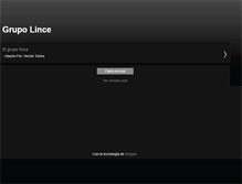 Tablet Screenshot of elgrupolince.blogspot.com