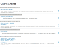 Tablet Screenshot of cinofiliamexico.blogspot.com