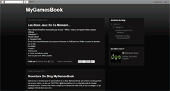 Desktop Screenshot of mygamesbook.blogspot.com