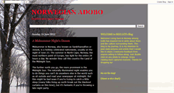 Desktop Screenshot of norwegian-adobo.blogspot.com