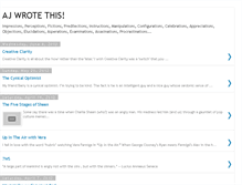 Tablet Screenshot of ajwrotethis.blogspot.com