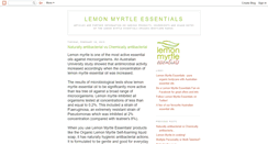 Desktop Screenshot of lemonmyrtle.blogspot.com