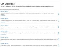 Tablet Screenshot of organizingideas.blogspot.com