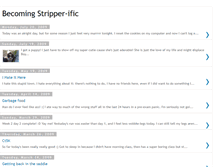 Tablet Screenshot of becomingstripperific.blogspot.com