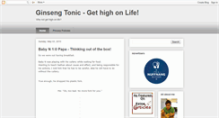 Desktop Screenshot of ginsengtonic.blogspot.com