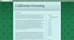 Desktop Screenshot of cagreening.blogspot.com