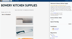 Desktop Screenshot of bowerykitchen.blogspot.com