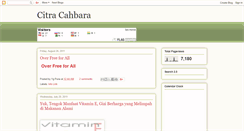 Desktop Screenshot of citracahbara.blogspot.com