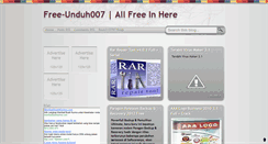 Desktop Screenshot of free-unduh007.blogspot.com