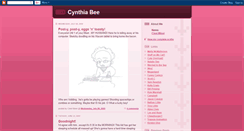 Desktop Screenshot of cynthiabee.blogspot.com