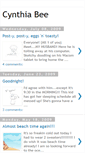 Mobile Screenshot of cynthiabee.blogspot.com