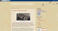 Desktop Screenshot of historicalpassages.blogspot.com