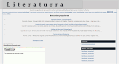 Desktop Screenshot of muyliteraturra.blogspot.com