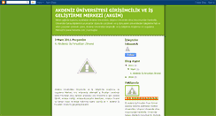 Desktop Screenshot of akdenizisfirsatlari.blogspot.com
