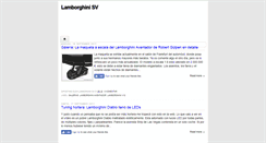 Desktop Screenshot of lamborghinisv.blogspot.com