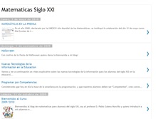 Tablet Screenshot of matematicas-sigloxxi.blogspot.com