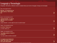 Tablet Screenshot of lenguajeytecnologa.blogspot.com