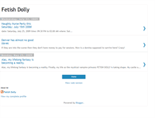 Tablet Screenshot of fetishdolly.blogspot.com