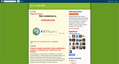 Desktop Screenshot of ecolucha.blogspot.com