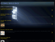 Tablet Screenshot of futbolsiglo20-21.blogspot.com