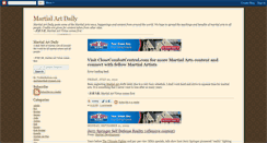Desktop Screenshot of martialartdaily.blogspot.com