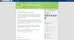 Desktop Screenshot of cl3701pharmacotherapy.blogspot.com