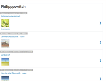 Tablet Screenshot of philippowitch.blogspot.com