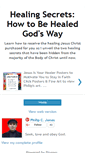 Mobile Screenshot of 3scripturehealing.blogspot.com