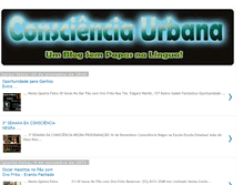 Tablet Screenshot of consciencia-urbana.blogspot.com