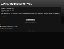 Tablet Screenshot of ganhando-dinheiro-facil-e-rapido.blogspot.com