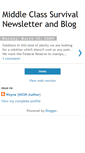 Mobile Screenshot of middleclasssurvivalnewsletter.blogspot.com