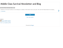 Tablet Screenshot of middleclasssurvivalnewsletter.blogspot.com