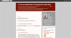 Desktop Screenshot of emergingnewmedia.blogspot.com