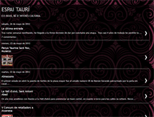 Tablet Screenshot of espaitauri.blogspot.com