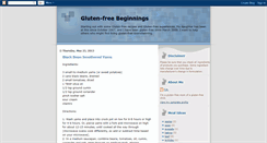 Desktop Screenshot of glutenfreebeginnings.blogspot.com