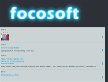 Tablet Screenshot of focosoft.blogspot.com