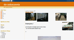 Desktop Screenshot of do-zobaczenia.blogspot.com