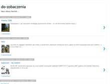 Tablet Screenshot of do-zobaczenia.blogspot.com