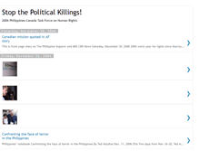 Tablet Screenshot of humanrights-philippines.blogspot.com