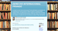 Desktop Screenshot of derechointernacionalprivadouba.blogspot.com