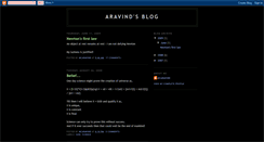 Desktop Screenshot of mcaravind.blogspot.com