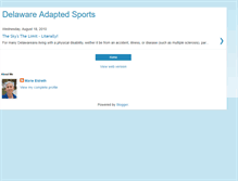 Tablet Screenshot of delawareadaptedsports.blogspot.com