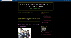 Desktop Screenshot of amigosadventistasdecascais.blogspot.com