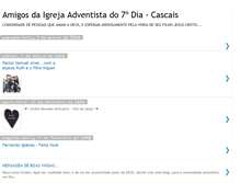 Tablet Screenshot of amigosadventistasdecascais.blogspot.com