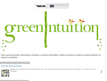 Tablet Screenshot of green-intuition.blogspot.com