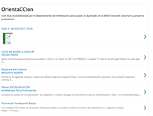Tablet Screenshot of orientaccion.blogspot.com