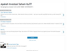 Tablet Screenshot of investasikayadanareksa.blogspot.com